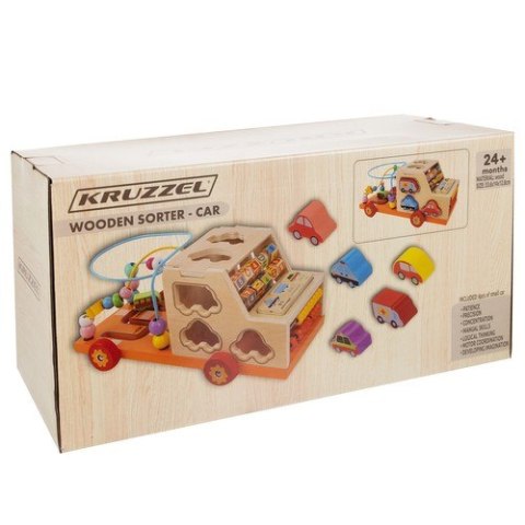 Sorter- auto drewniane Kruzzel 22652 Kruzzel