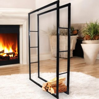 Stojak na Drewno Kominkowe Bituxx Stalowy Nowoczesny Design 150cm Bituxx