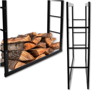 Stojak na Drewno Kominkowe Bituxx Stalowy Smukły Design 100cm Bituxx