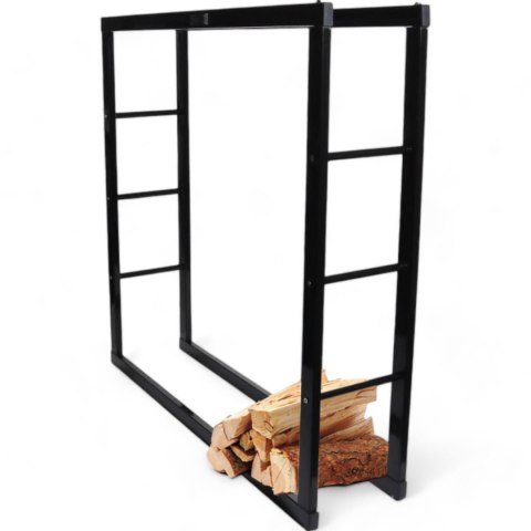 Stojak na Drewno Kominkowe Bituxx Stalowy Smukły Design 100cm Bituxx Stojak na Drewno Kominkowe Bituxx Stalowy Smukły Design 100cm Bituxx