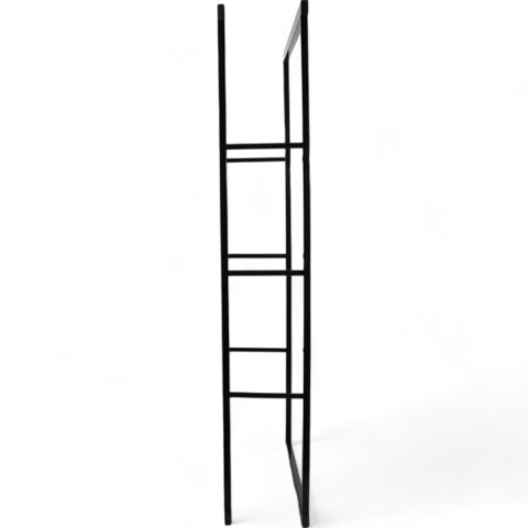 Stojak na Drewno Kominkowe Stalowy Smukły Design 150cm Stojak na Drewno Kominkowe Stalowy Smukły Design 150cm
