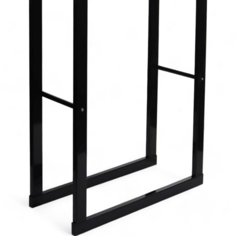 Stojak na Drewno Kominkowe Stalowy Smukły Design 150cm Stojak na Drewno Kominkowe Stalowy Smukły Design 150cm