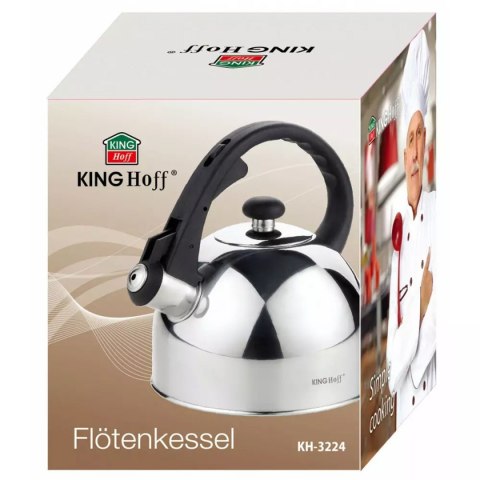 KINGHOFF CZAJNIK STALOWY Z GWIZDKIEM 2.0L KH-3224 KINGHOFF KINGHOFF CZAJNIK STALOWY Z GWIZDKIEM 2.0L KH-3224 KINGHOFF