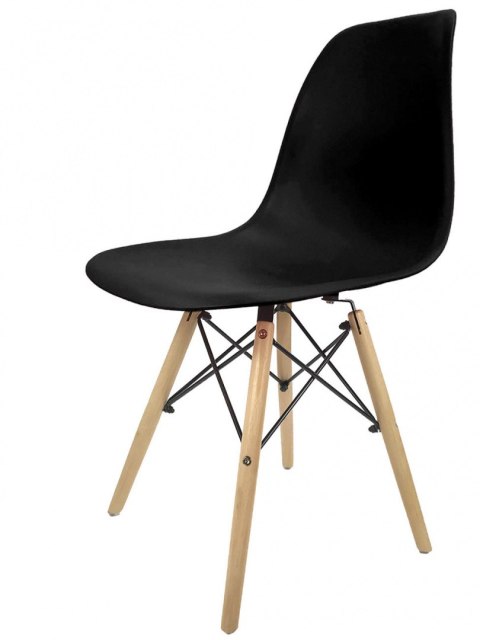 Krzesło skandynawskie IMPERIA NERO STANDARD Lugano