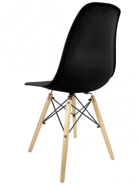 Krzesło skandynawskie IMPERIA NERO STANDARD Lugano
