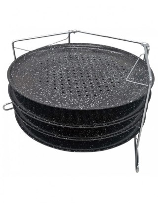ZESTAW 4 BLACH DO PIECZENIA PIZZY KINGHOFF KH-1553 KINGHOFF