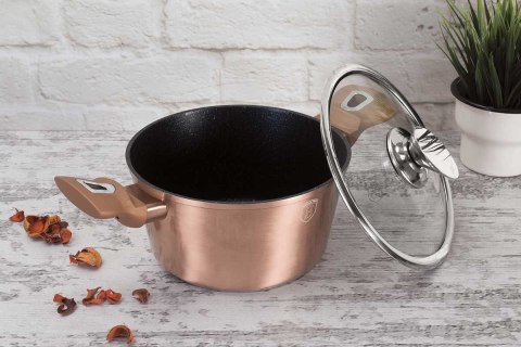 ZESTAW GARNKÓW GRANITOWYCH BERLINGER HAUS BH-6160 ROSE GOLD 13 ELEM. BERLINGER HAUS