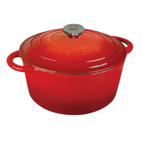 EMALIOWANY GARNEK ŻELIWNY 24cm KINGHOFF KH-1529 KINGHOFF EMALIOWANY GARNEK ŻELIWNY 24cm KINGHOFF KH-1529 KINGHOFF