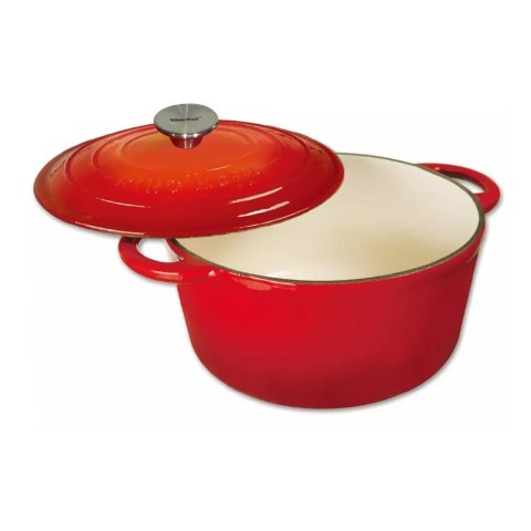 EMALIOWANY GARNEK ŻELIWNY 24cm KINGHOFF KH-1529 KINGHOFF EMALIOWANY GARNEK ŻELIWNY 24cm KINGHOFF KH-1529 KINGHOFF