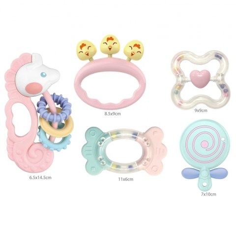 WOOPIE BABY Zestaw Gryzaków Grzechotek Sensorycznych Woopie Baby WOOPIE BABY Zestaw Gryzaków Grzechotek Sensorycznych Woopie Baby