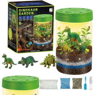 DINOZAUR TERRARIUM PROJEKTOR LAMPKA NOCNA DINOZAURY PIASEK NAKLEJKI ROŚLINY Import ProNice