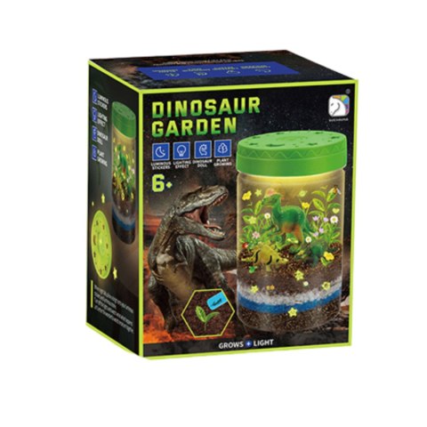 DINOZAUR TERRARIUM PROJEKTOR LAMPKA NOCNA DINOZAURY PIASEK NAKLEJKI ROŚLINY Import ProNice