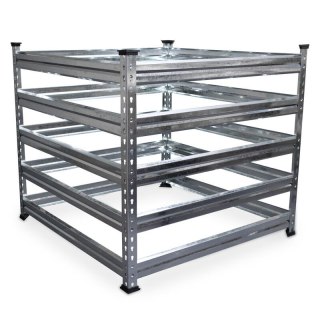 Kompostownik stalowy ogrodowy 120x120cm Bituxx