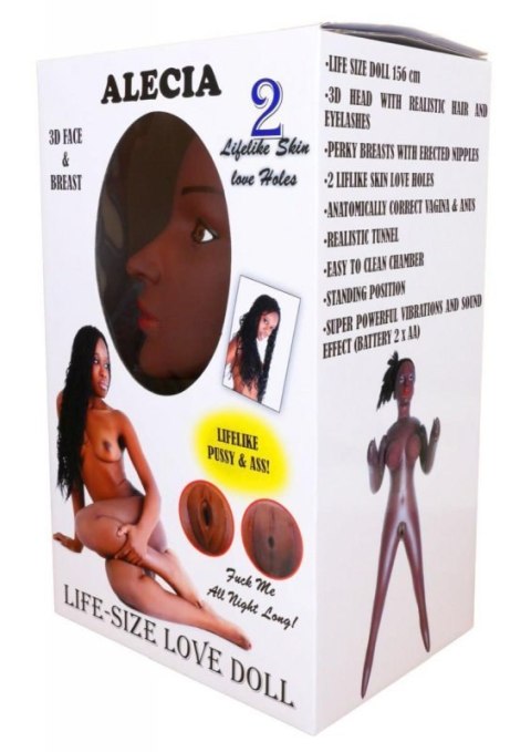 Lalka- ALECIA 3D - Vibrating Boss of toys