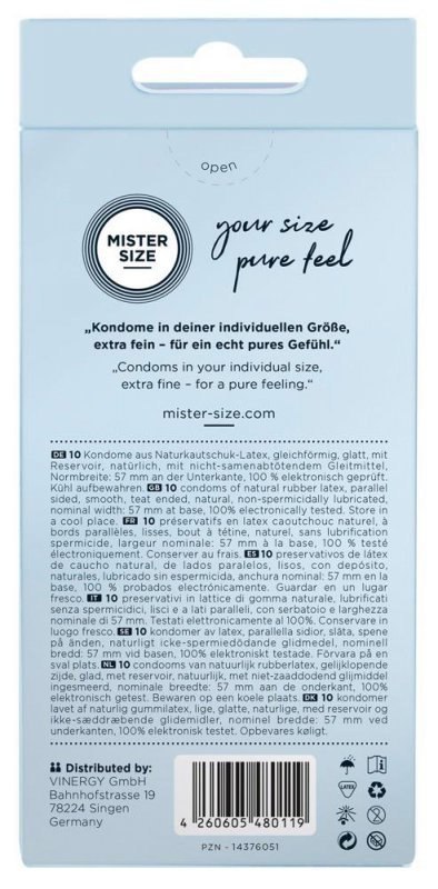 Mister Size 57mm pack of 10 Boss of toys Mister Size 57mm pack of 10 Boss of toys
