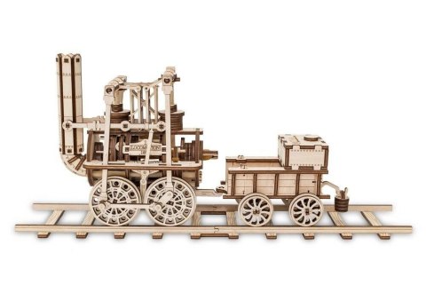 EWA Drewniane Puzzle 3D - Lokomotywa Parowa EWA Eco-Wood-Art