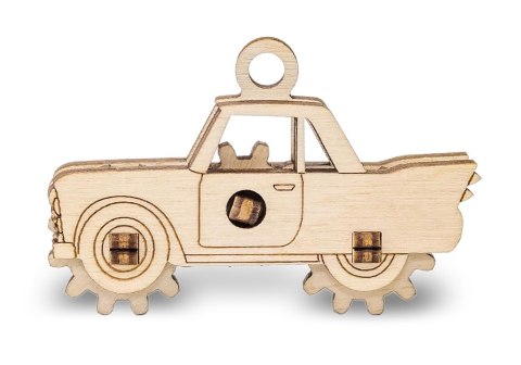 EWA Drewniane Puzzle 3D - Samochodzik EWA Eco-Wood-Art EWA Drewniane Puzzle 3D - Samochodzik EWA Eco-Wood-Art