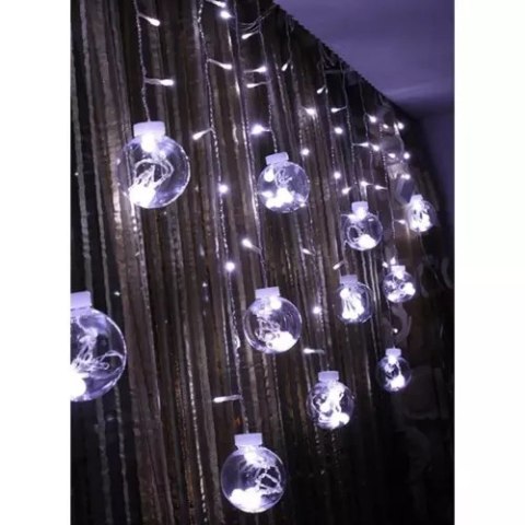 Kurtyna świetlna 108LED USB- zimny biały KŚ19770 Iso Trade Kurtyna świetlna 108LED USB- zimny biały KŚ19770 Iso Trade