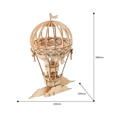ROBOTIME Drewniane Puzzle 3D - Balon Robotime