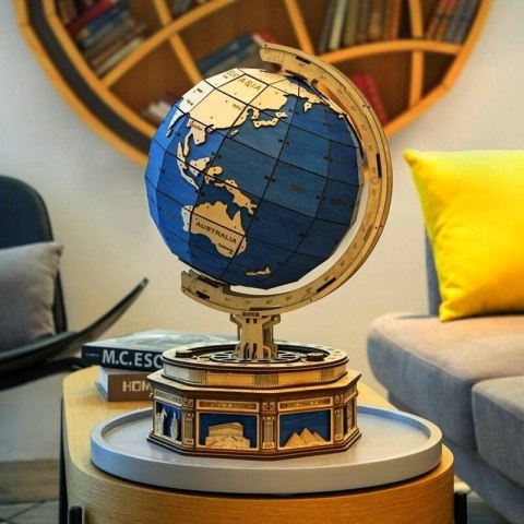 ROBOTIME Drewniane Puzzle 3D - Globus Robotime