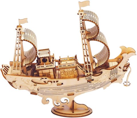 ROBOTIME Drewniane Puzzle 3D - Japoński Statek Dyplomatyczny Robotime ROBOTIME Drewniane Puzzle 3D - Japoński Statek Dyplomatyczny Robotime