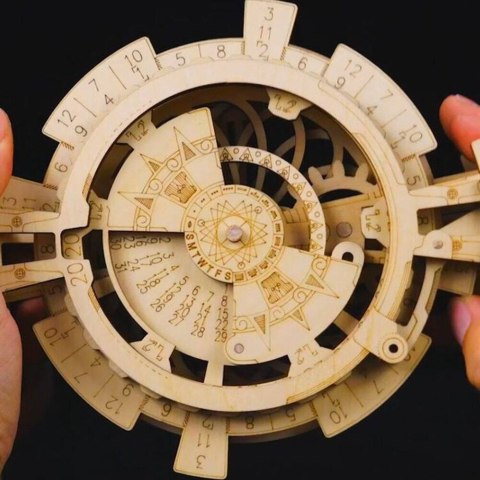 ROBOTIME Drewniane Puzzle 3D - Kalendarz Robotime