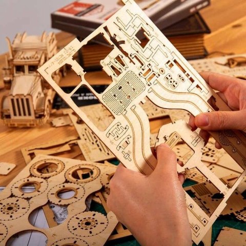 ROBOTIME Drewniane Puzzle 3D - Klasyczne Auto Robotime