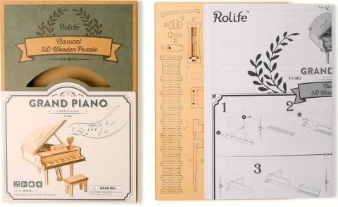 ROBOTIME Drewniane Puzzle 3D - Pianino Robotime ROBOTIME Drewniane Puzzle 3D - Pianino Robotime
