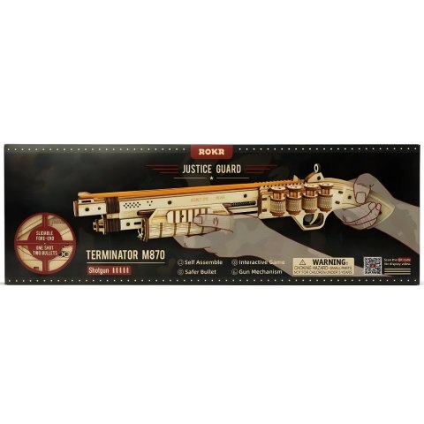 ROBOTIME Drewniane Puzzle 3D - Shotgun Robotime