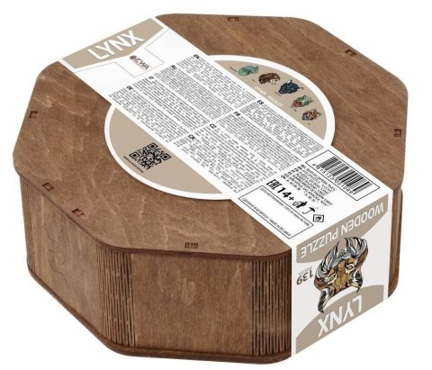 EWA Drewniane Puzzle 2D - Układanka Ryś EWA Eco-Wood-Art EWA Drewniane Puzzle 2D - Układanka Ryś EWA Eco-Wood-Art