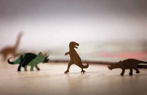 EWA Drewniane Puzzle 2D - Układanka T-Rex EWA Eco-Wood-Art