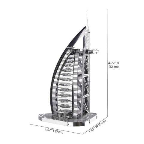 Piececool Puzzle Metalowe Model 3D - Burj Al Arab Piececool