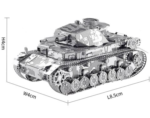 Piececool Puzzle Metalowe Model 3D - Czołg IV Piececool Piececool Puzzle Metalowe Model 3D - Czołg IV Piececool