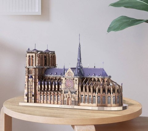 Piececool Puzzle Metalowe Model 3D - Katedra Notre Dame Piececool