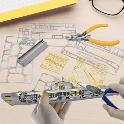 Piececool Puzzle Metalowe Model 3D - Łódź Podwodna Piececool Piececool Puzzle Metalowe Model 3D - Łódź Podwodna Piececool