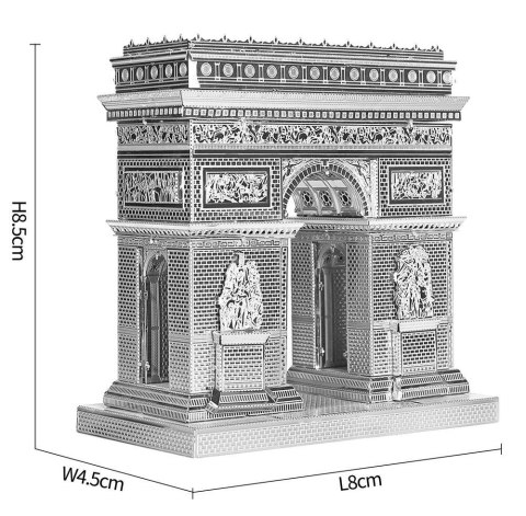 Piececool Puzzle Metalowe Model 3D - Łuk Triumfalny Piececool