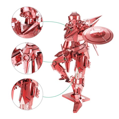 Piececool Puzzle Metalowe Model 3D - Mech Shield Man Piececool Piececool Puzzle Metalowe Model 3D - Mech Shield Man Piececool