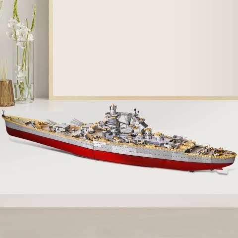 Piececool Puzzle Metalowe Model 3D - Okręt Bojowy Richelieu Piececool Piececool Puzzle Metalowe Model 3D - Okręt Bojowy Richelieu Piececool
