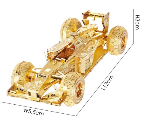 Piececool Puzzle Metalowe Model 3D - Wyścigówka Piececool