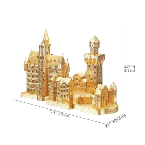 Piececool Puzzle Metalowe Model 3D - Zamek Neuschwanstein Piececool Piececool Puzzle Metalowe Model 3D - Zamek Neuschwanstein Piececool