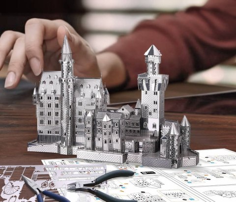 Piececool Puzzle Metalowe Model 3D - Zamek Neuschwanstein Piececool Piececool Puzzle Metalowe Model 3D - Zamek Neuschwanstein Piececool