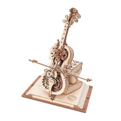 ROBOTIME Drewniane Puzzle 3D Magiczna Wiolonczela Robotime