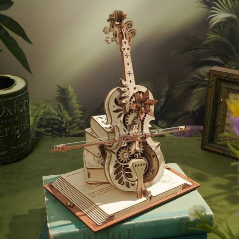 ROBOTIME Drewniane Puzzle 3D Magiczna Wiolonczela Robotime