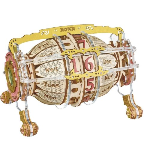 ROBOTIME Drewniane Puzzle 3D - Mechaniczny Kalendarz Robotime
