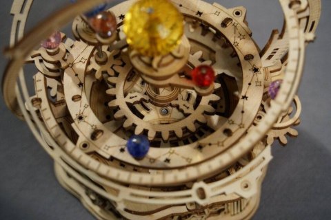 ROBOTIME Drewniane Puzzle 3D - Pozytywka Gwieździsta Noc Robotime