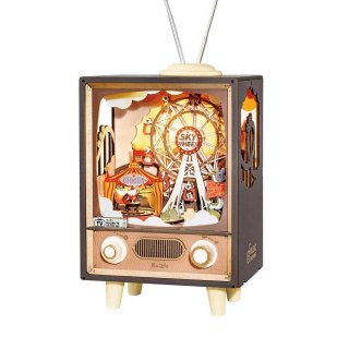 ROBOTIME Drewniane Puzzle Model 3D - Pozytywka AMT01 Robotime