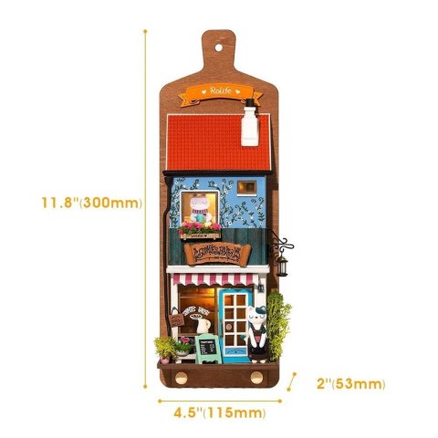 ROBOTIME Składany Drewniany Model Puzzle 3D - Aromatyczna Piekarnia Robotime