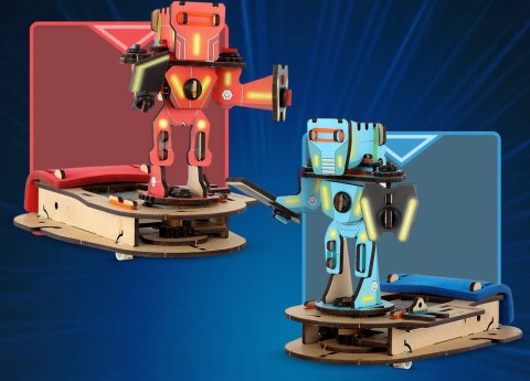 Smartivity Drewniane Mechaniczne Puzzle 3D - Bitwa Cyborgów Smartivity