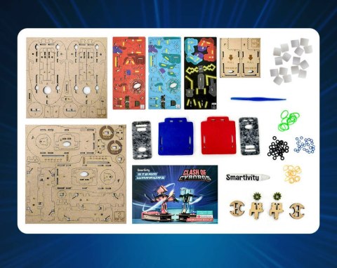 Smartivity Drewniane Mechaniczne Puzzle 3D - Bitwa Cyborgów Smartivity