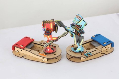 Smartivity Drewniane Mechaniczne Puzzle 3D - Bitwa Cyborgów Smartivity
